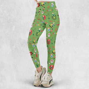 ELF Christmas Pattern Legging