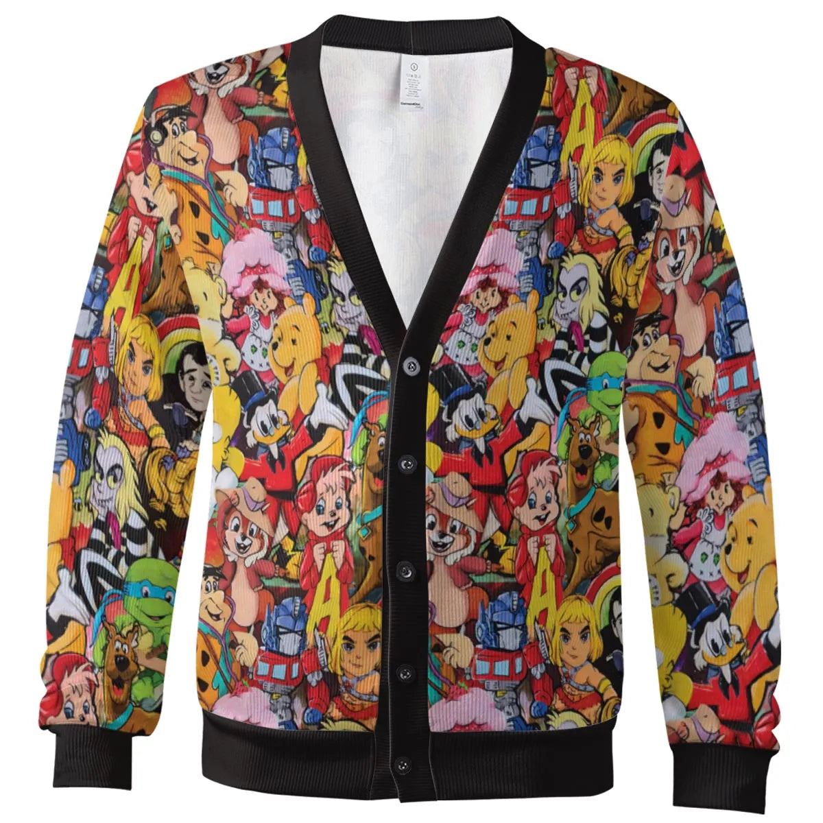 Old Cartoon Characters Cardigan