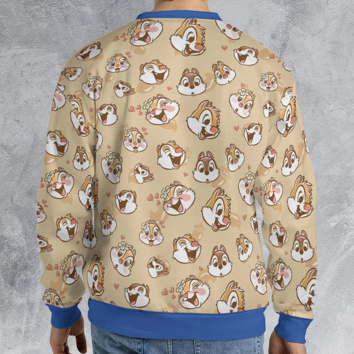 Chip n Dale Rangers All-over Print Sweatshirt