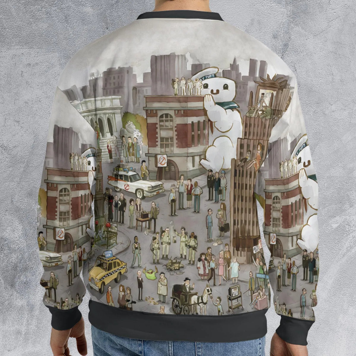Ghostbusterland Ghostbusters All-over Print Sweatshirt