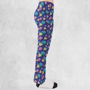 Pixel Dice DnD Flare Leggings