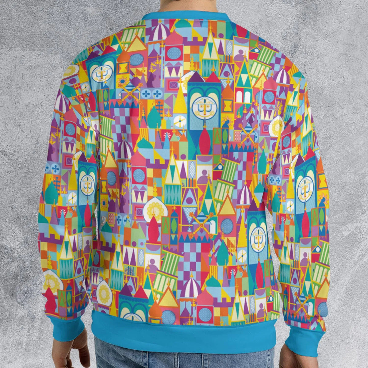 It's a Small World All-over Print Sweatshirt
