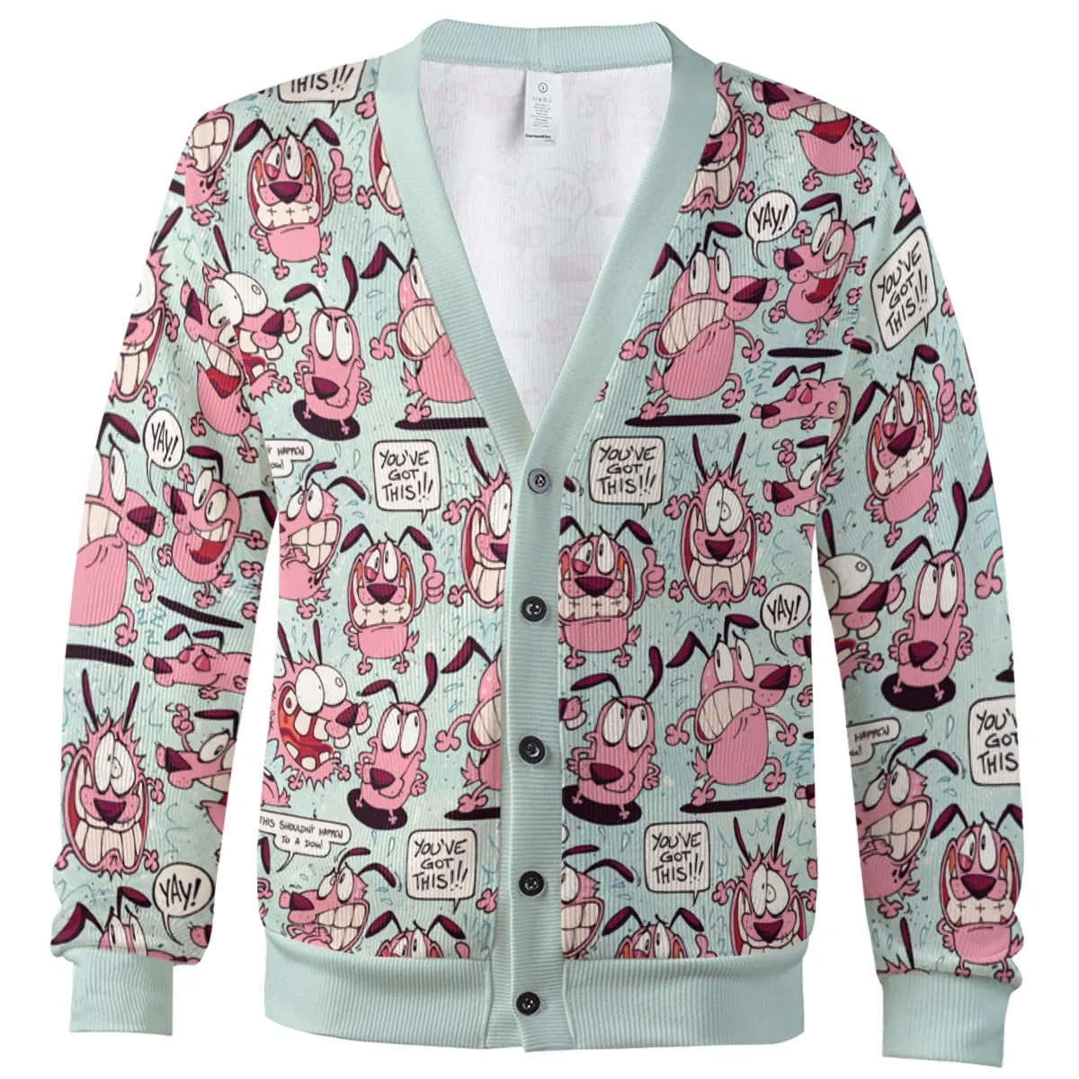 Spooky Fun Courage the Cowardly Dog Cardigan