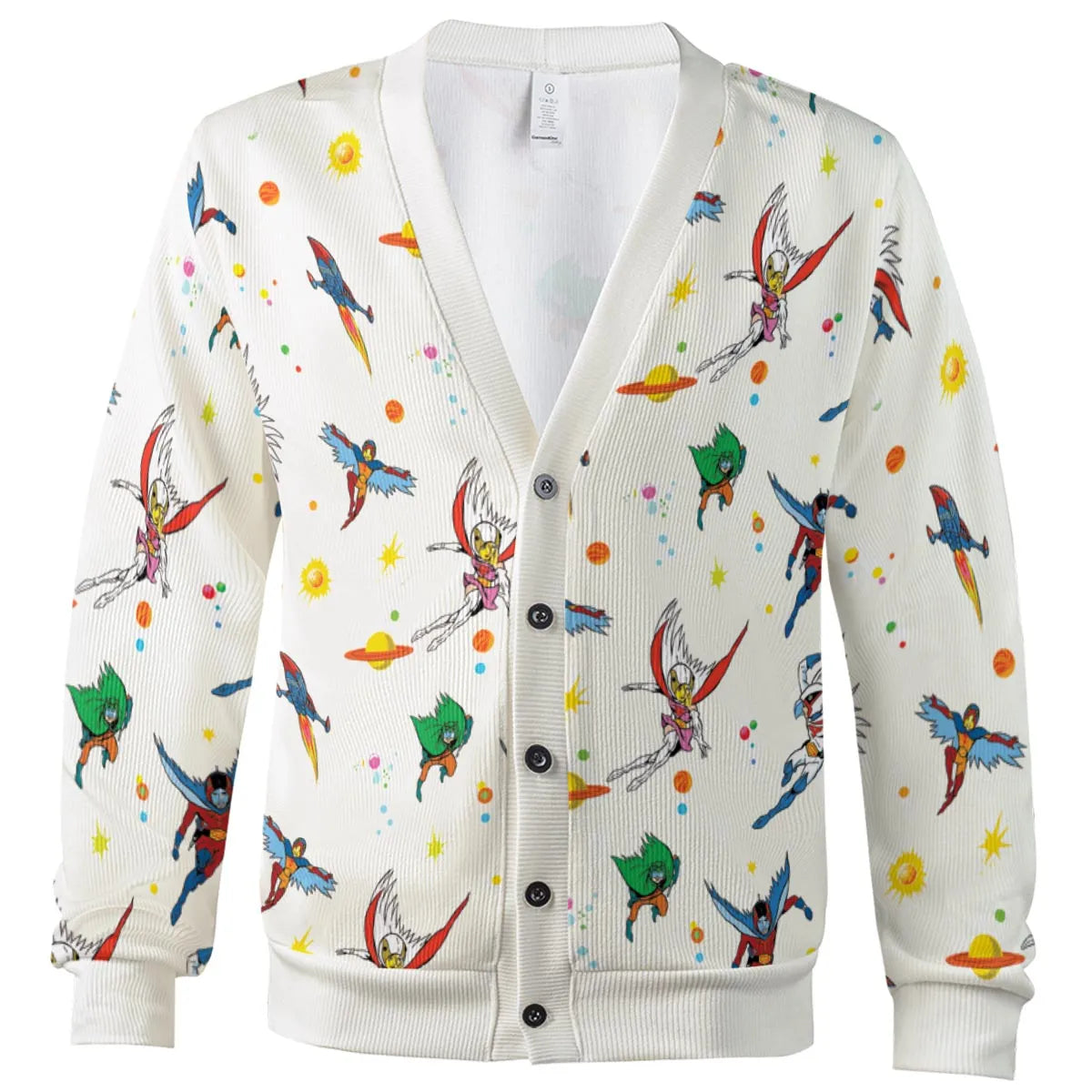 Battle of the Planets Pattern Cardigan