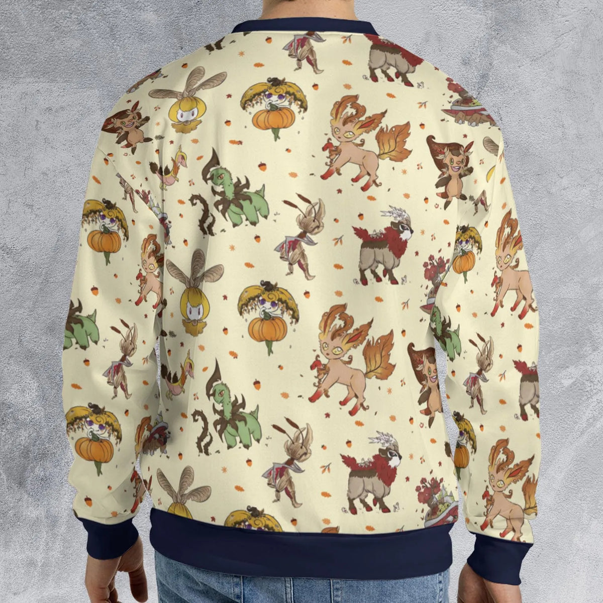 Autumn Vibes Pokemon Pattern All-over Print Sweatshirt