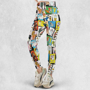 Back To The Day Old Cartoon Shows Legging