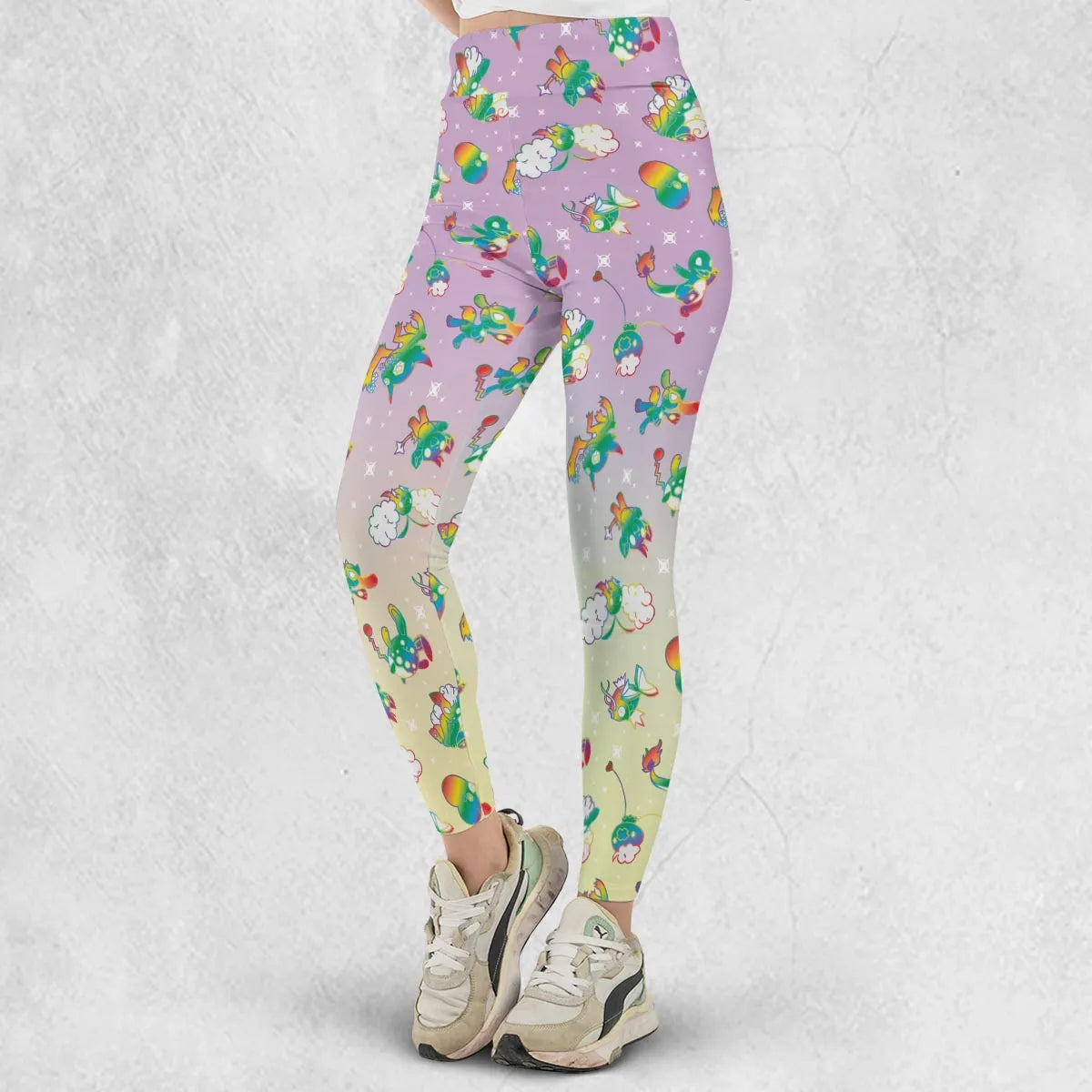 Rainbow Pokemon Pattern Legging