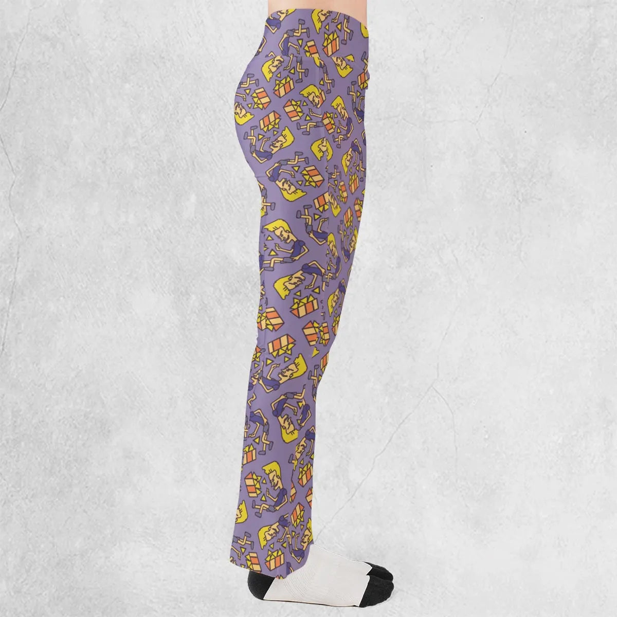 Nachos Rule Beavis and Butthead Flare Leggings