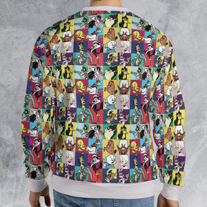Saturday Morning Nostalgia All-over Print Sweatshirt