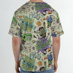 Beware You're In For A Scare Goosebumps Unisex Baseball Jersey