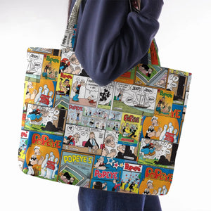 Olive Oyl Popeye Comic Large Tote Bag