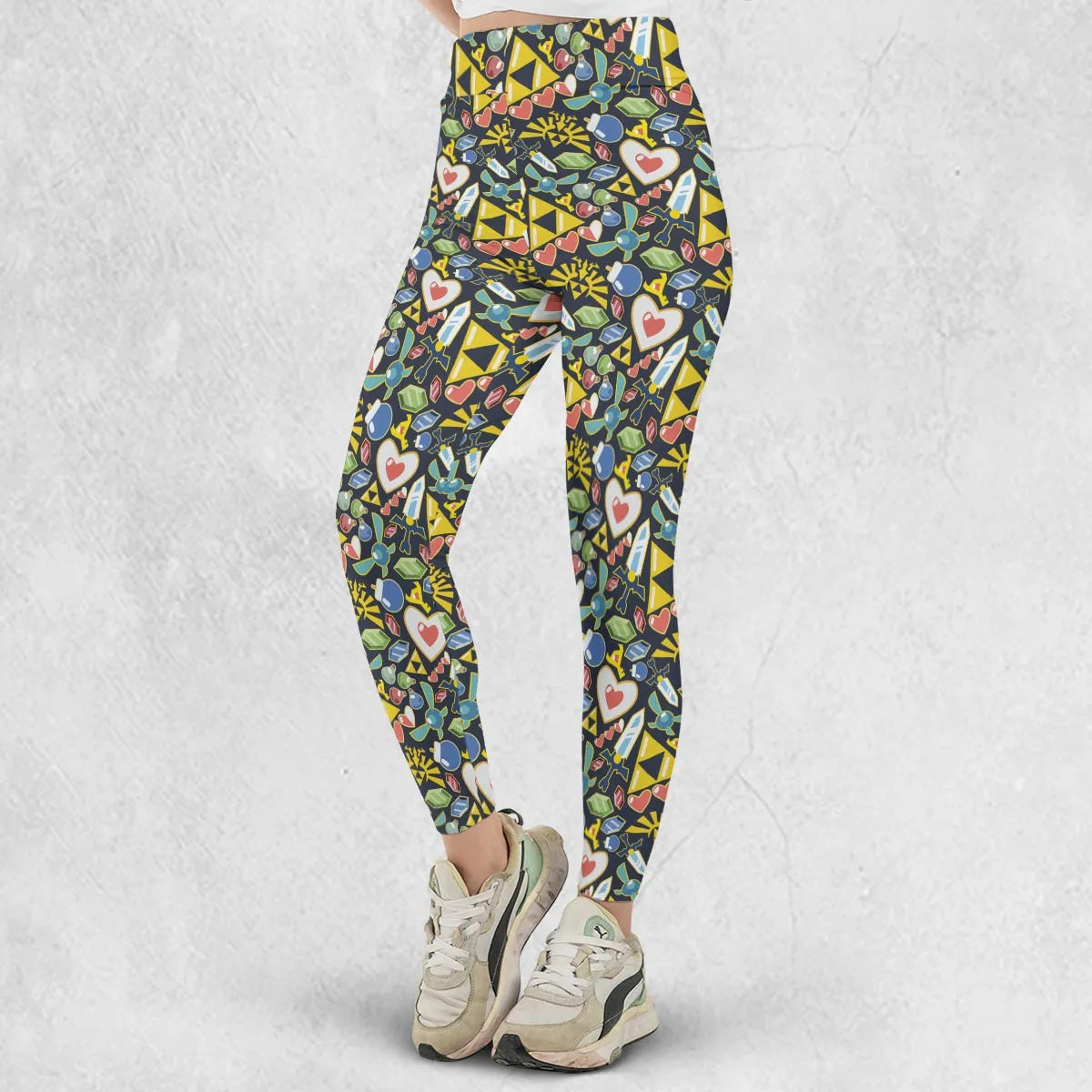 Zelda Theme Items Legging