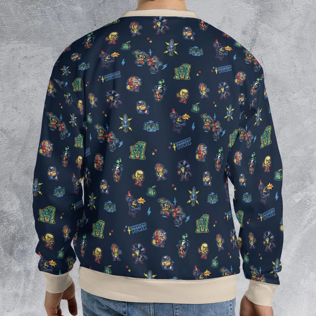 Masters Of The Universe Funny Pattern All-over Print Sweatshirt