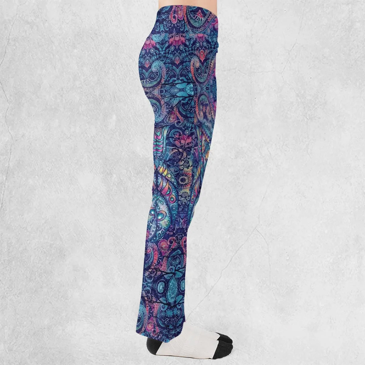 Cheshire Cat Alice In Wonderland Flare Leggings