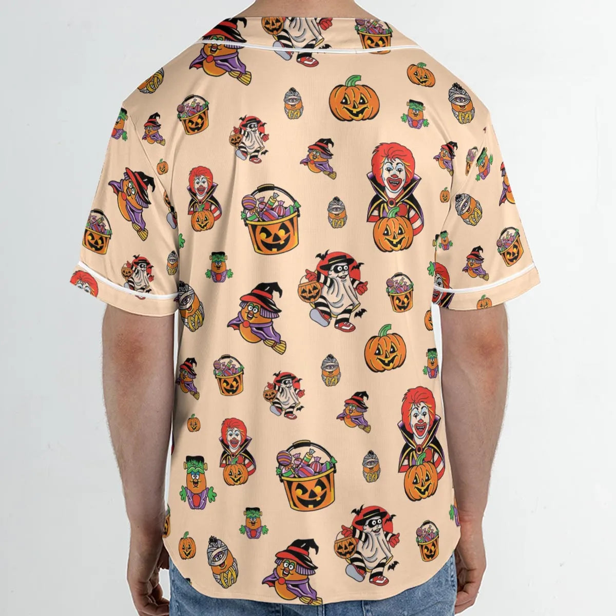 McDonaldland Halloween Unisex Baseball Jersey