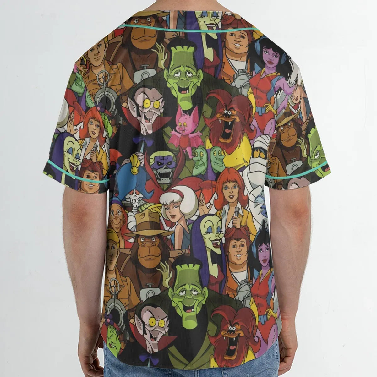 Frightfully Funny Ghostbusters Groovie Goolies Unisex Baseball Jersey