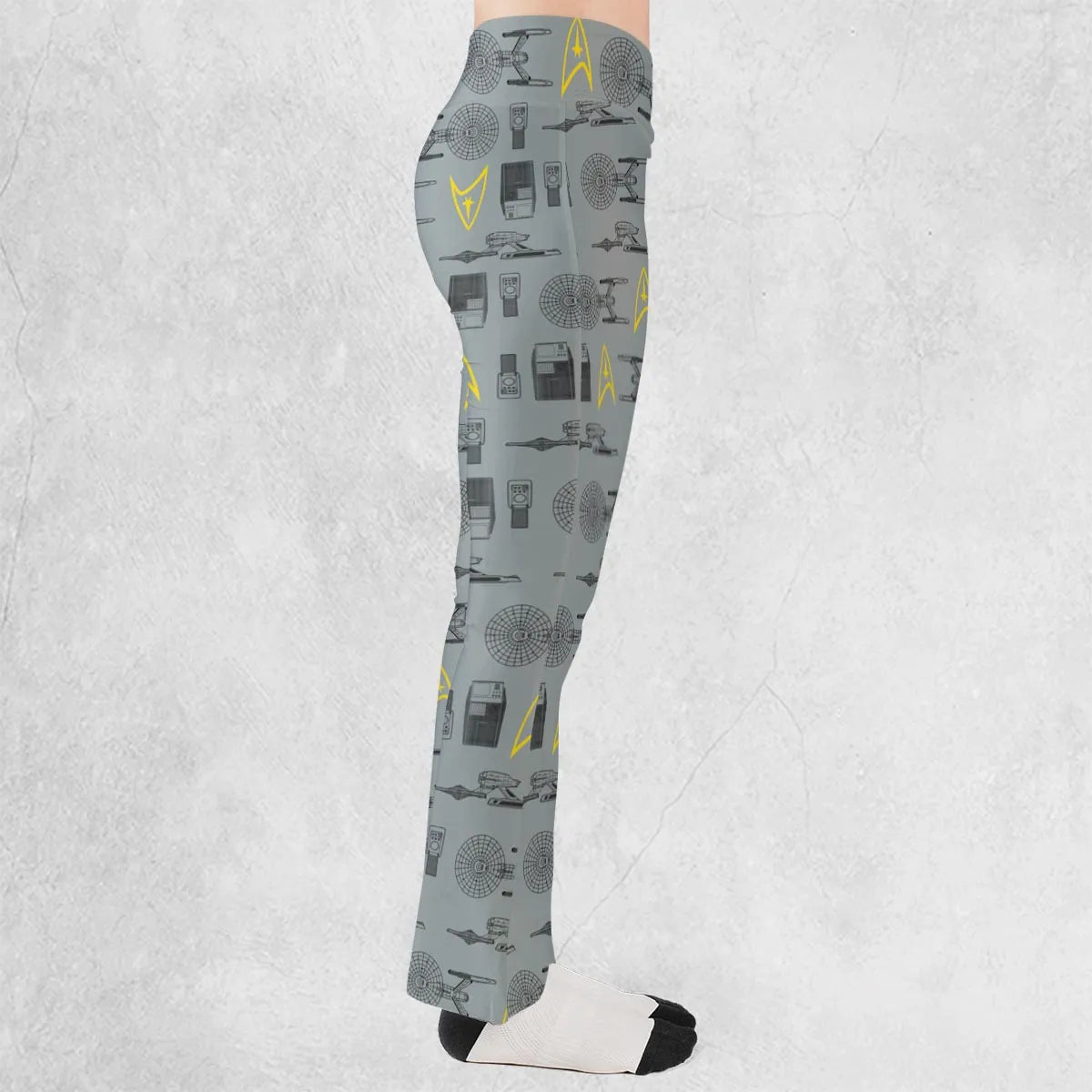 S.T Shipyard Star Trek Flare Leggings