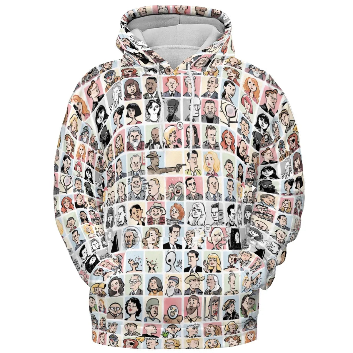 Many Faces of Twin Peaks All-over Print Hoodie