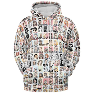 Many Faces of Twin Peaks All-over Print Hoodie