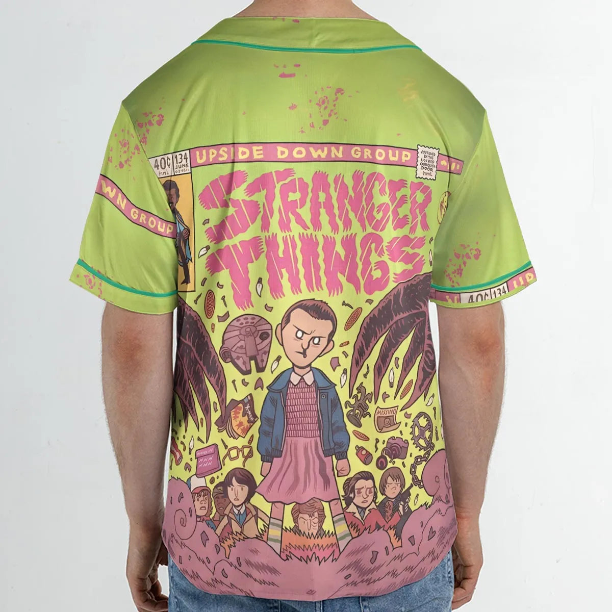 Into The Unknown Stranger Things Unisex Baseball Jersey