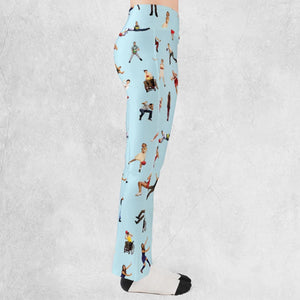 Team New Directions Glee Flare Leggings