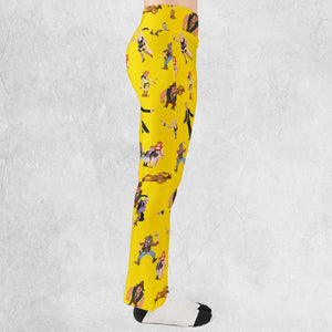 Blazing Saddles Characters Flare Leggings