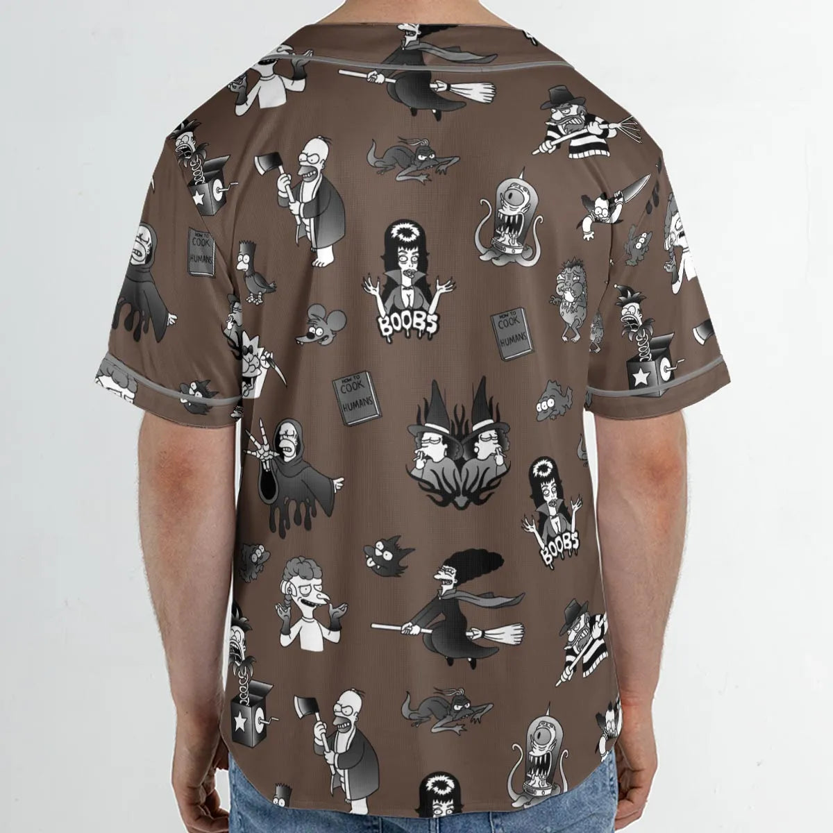 Treehouse of Horror The Simpsons Unisex Baseball Jersey
