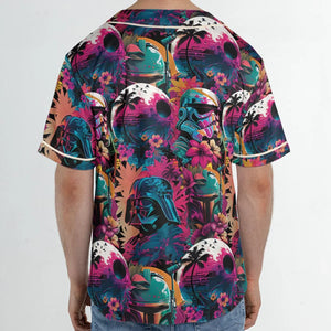 Star Wars Synthwave Unisex Baseball Jersey
