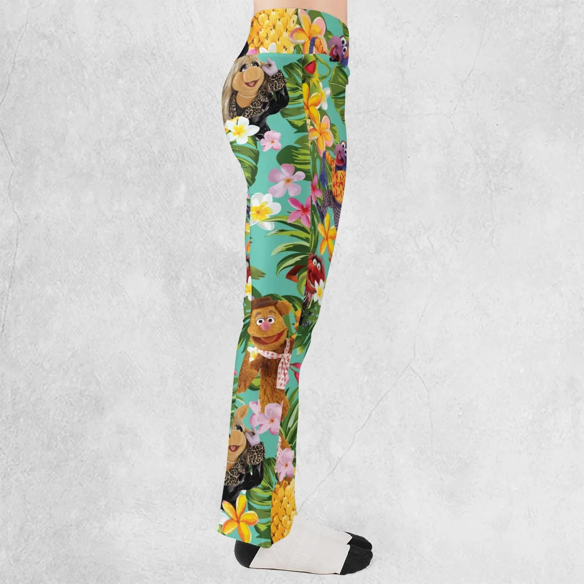 Statler And Waldorf Muppets Tropical Flare Leggings