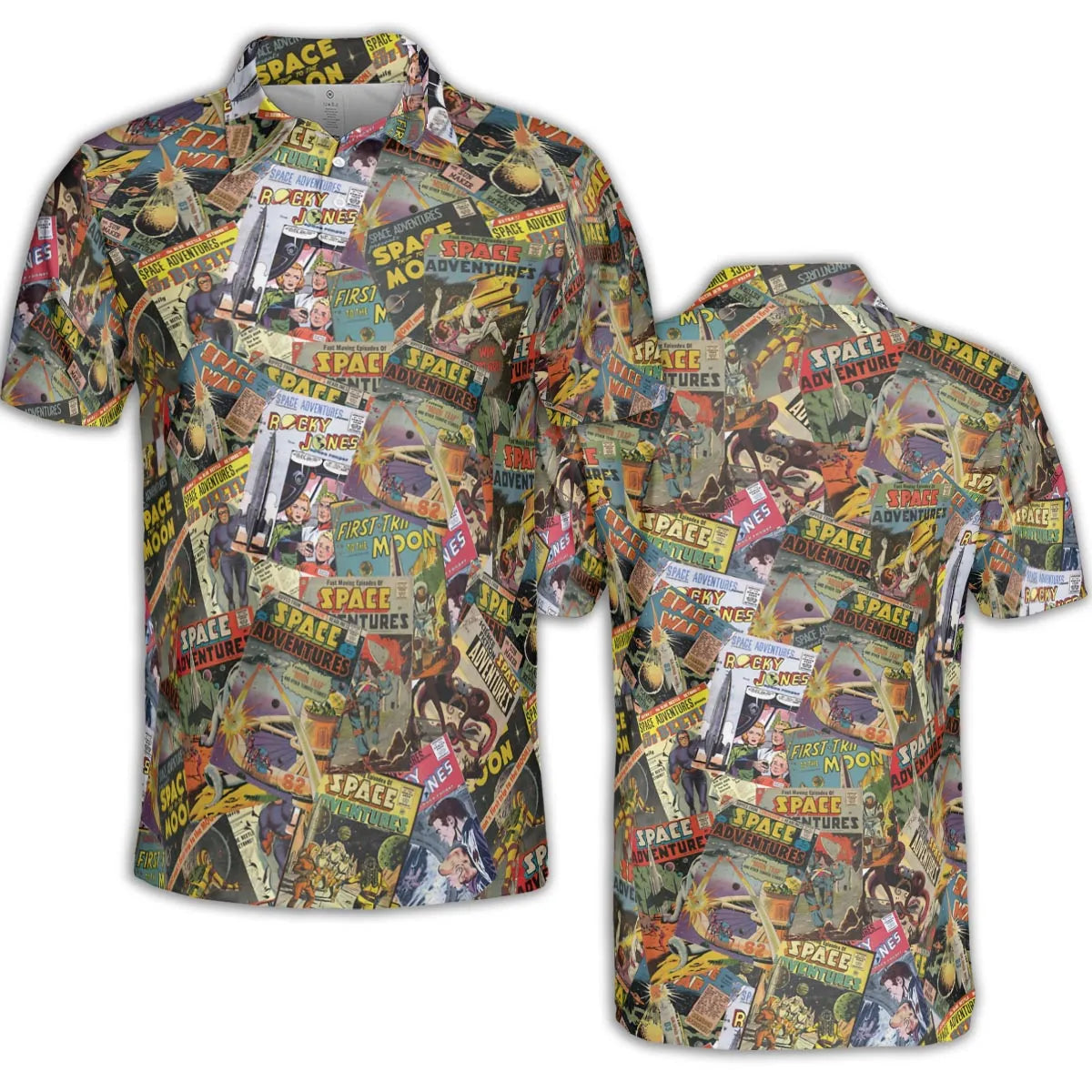 Comic-Con Cartoon AOP Men/Women Polo Shirt