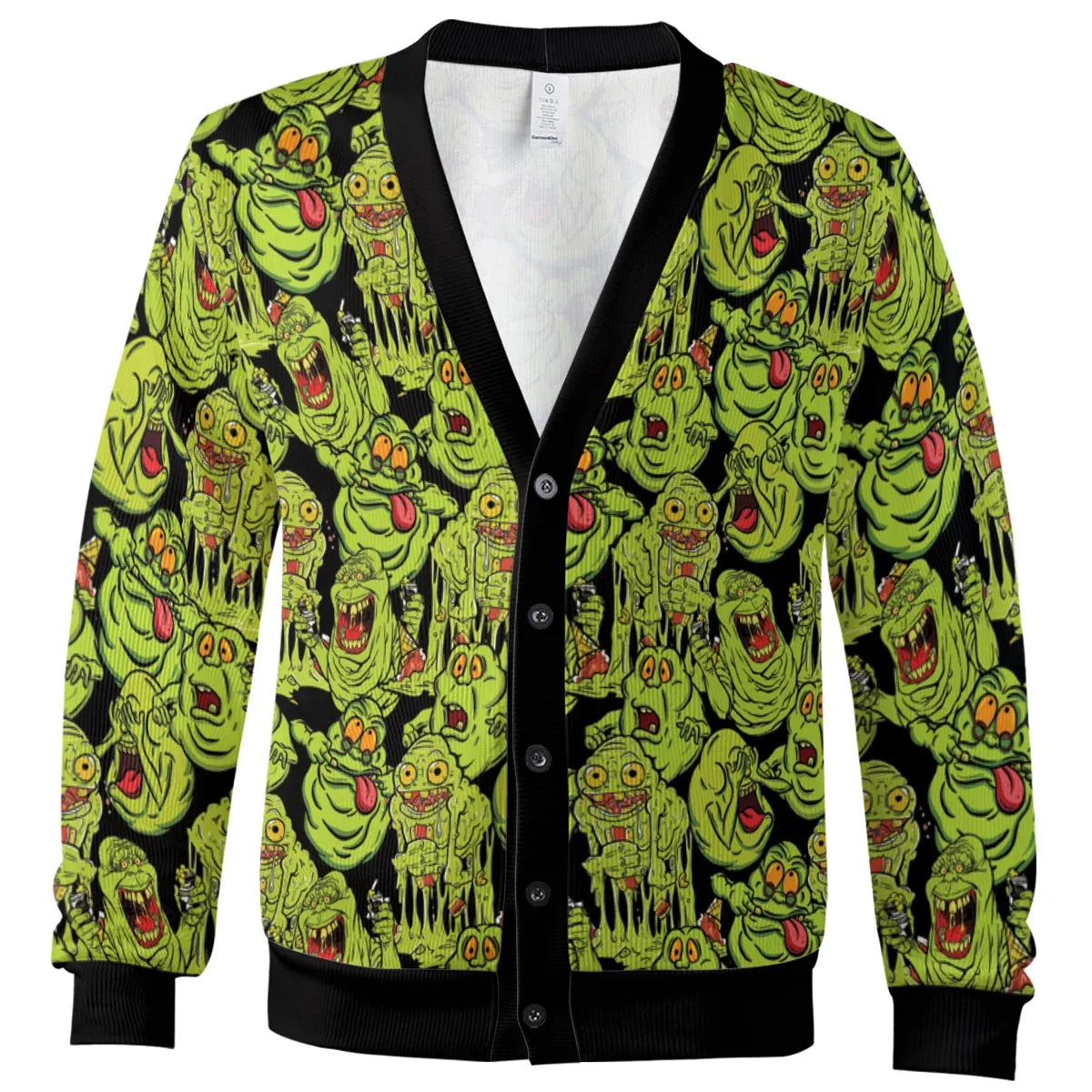 Funny Slimer Ghostbusters Cardigan