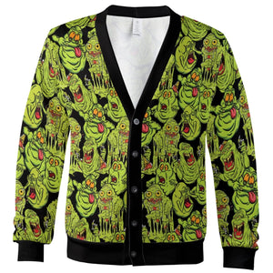 Funny Slimer Ghostbusters Cardigan