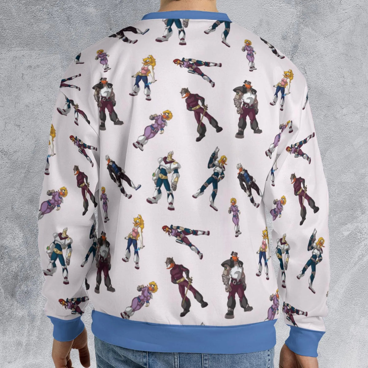 Mighty Ducks The Animated Series Characters All-over Print Sweatshirt