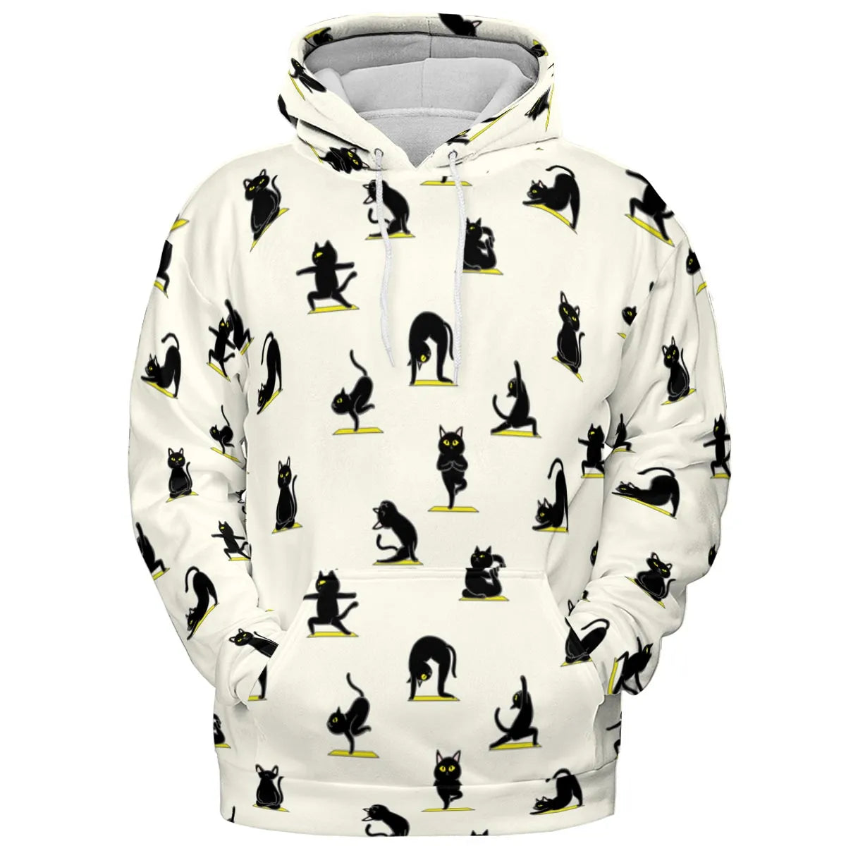 Bombay Cat Yoga Pattern All-over Print Hoodie