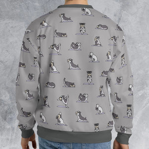 Miniature Schnauzer Yoga Pattern All-over Print Sweatshirt
