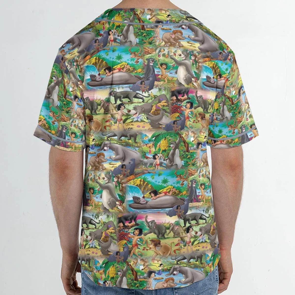 The Jungle Book Rudyard Kipling Seamless Unisex Baseball Jersey