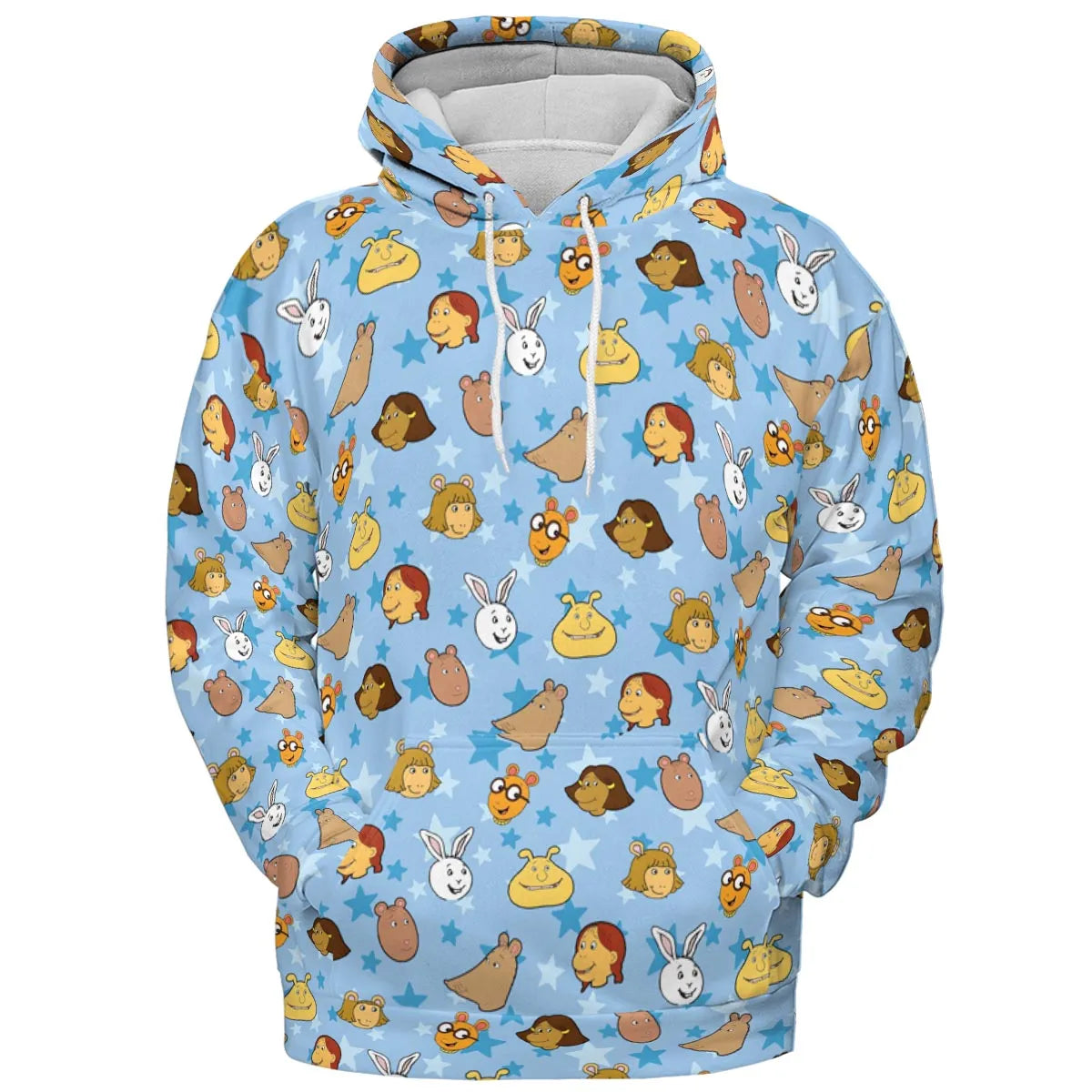 Arthur Characters All-over Print Hoodie