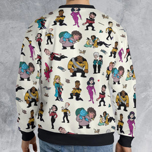Star Trek TNG Tribute All-over Print Sweatshirt