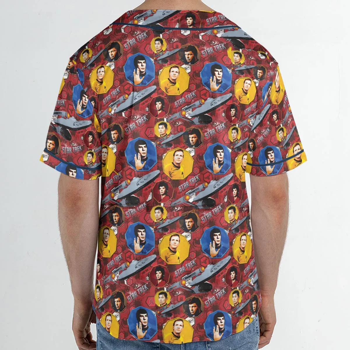 Boldly Star Trek Unisex Baseball Jersey