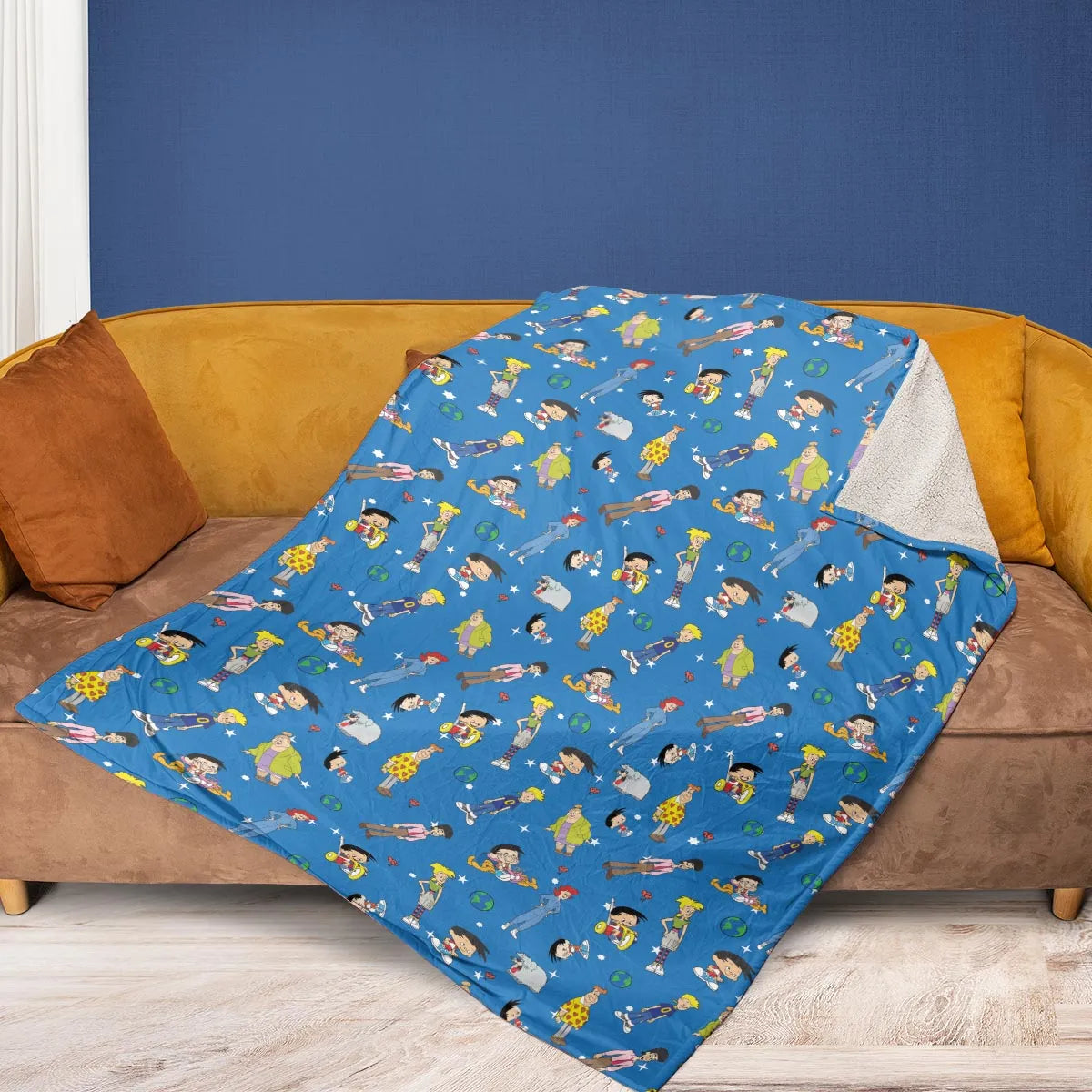 The World According to Bobby Bobby's World Fleece Blanket
