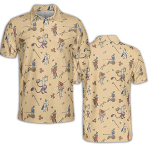 The Medieval Marginalia Killer Rabbit Monty Python AOP Men/Women Polo Shirt