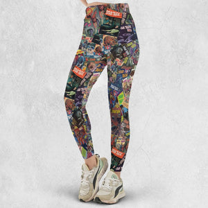 Vintage 1970s Star Trek Comic Books Collage Legging