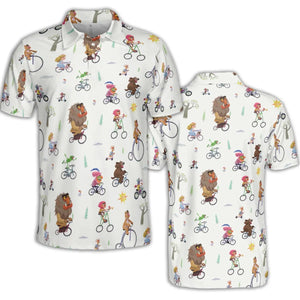 The Muppet Movie Bike Scene AOP Men/Women Polo Shirt