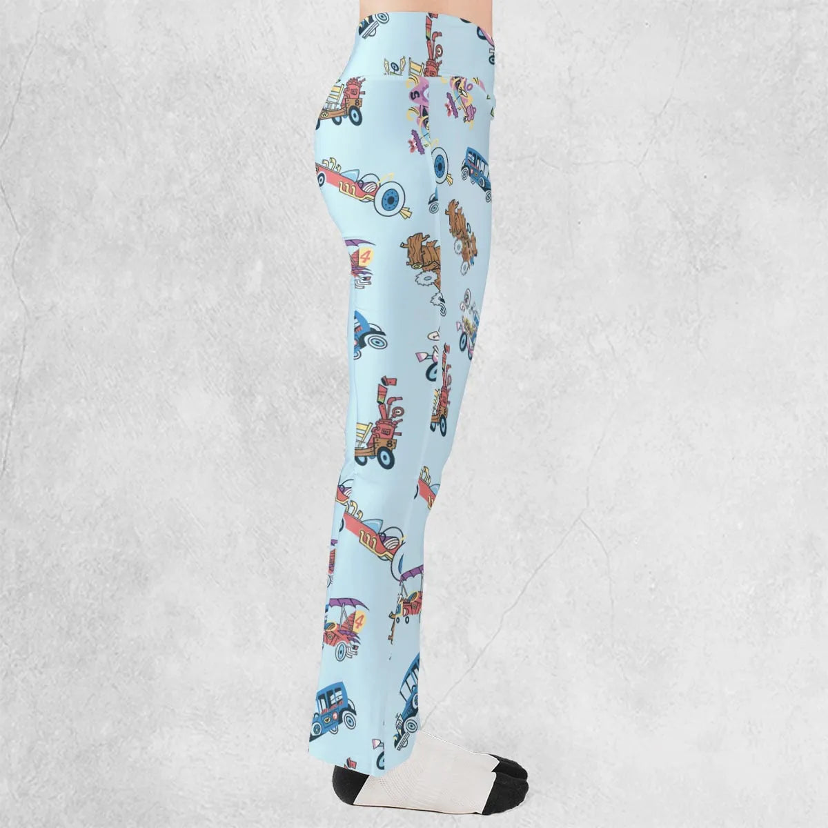 W is for Wacky Races Flare Leggings