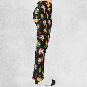 Rocko's Modern Life Pattern Flare Leggings