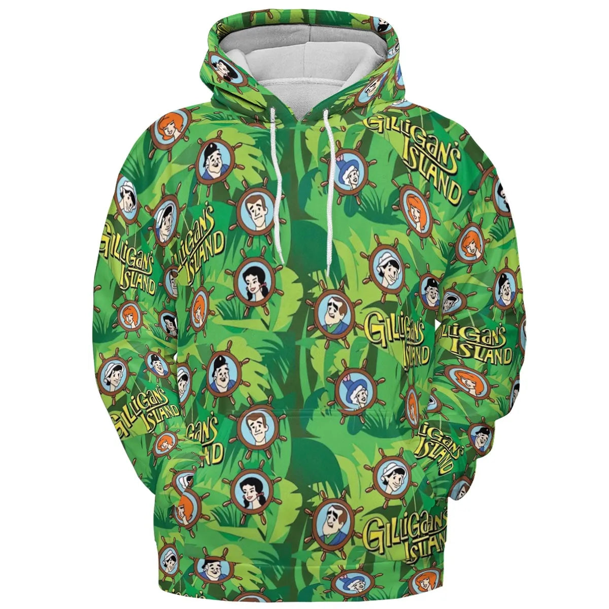 Gilligan's Island Characters All-over Print Hoodie