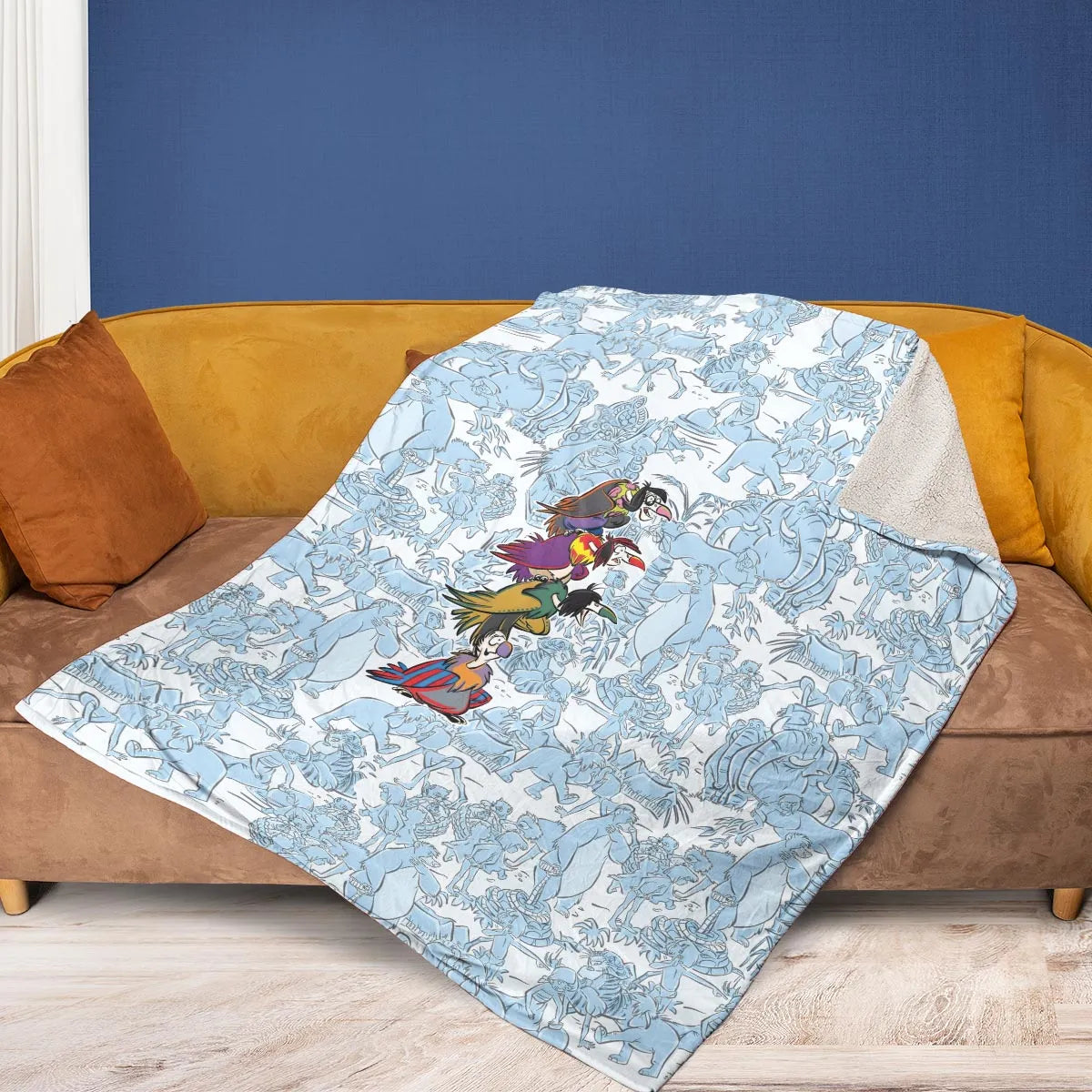 The Vultures The Jungle Book Fleece Blanket