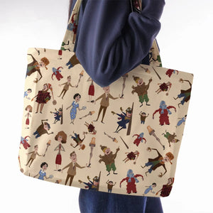 A Christmas Story Characters Large Tote Bag