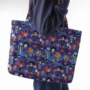 Tim Burton Movies Large Tote Bag