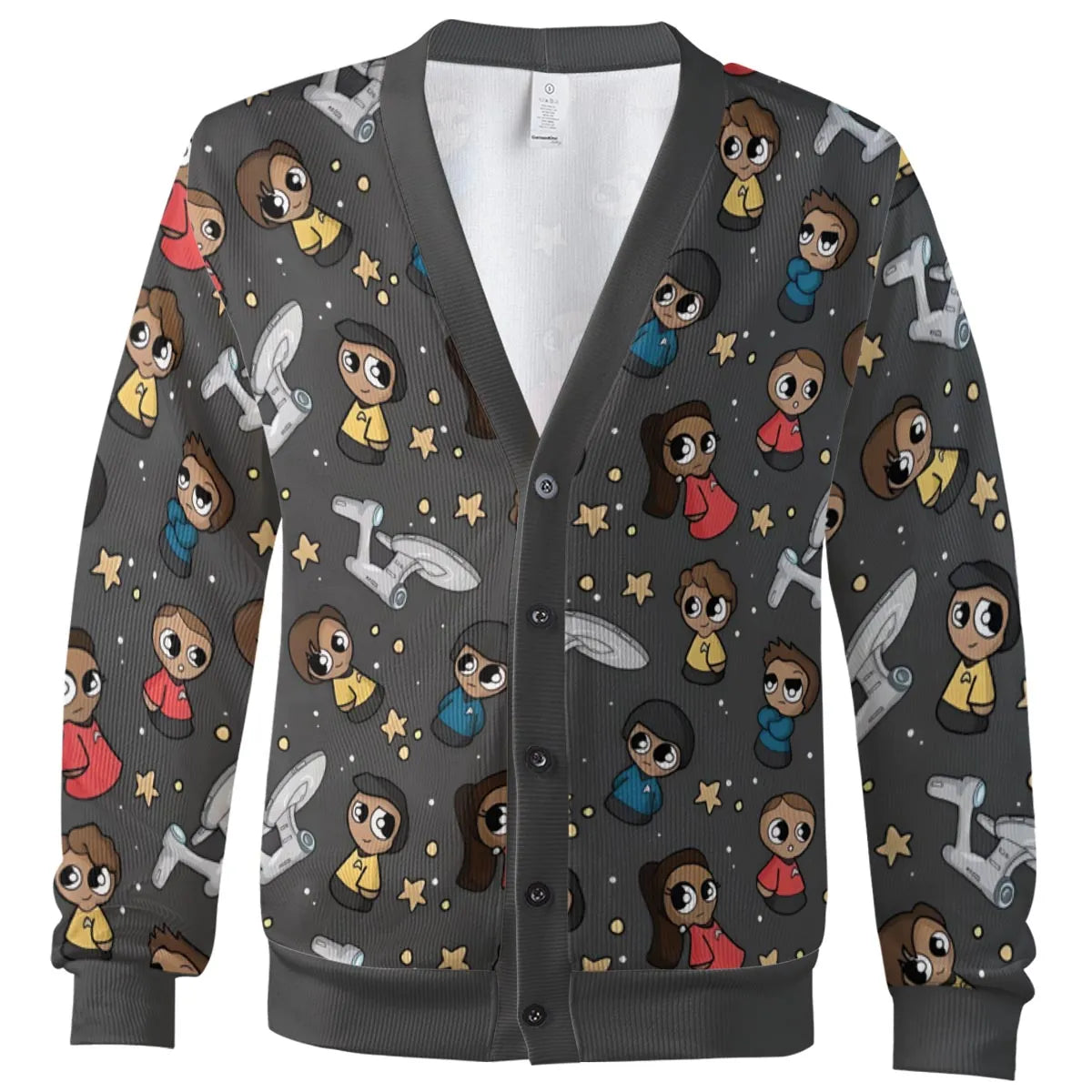 Cute Space Star Trek Cardigan